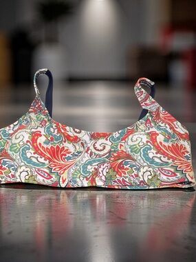Bikini Top Youth  Size 12 Paisley Boho Coastal Beachy